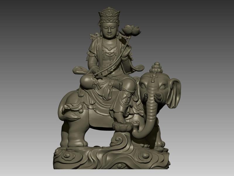 Samantabhadra Bodhisattva on Elephant