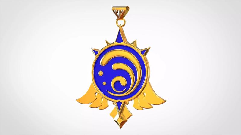 Mondstadt Vision Hydro Pendant