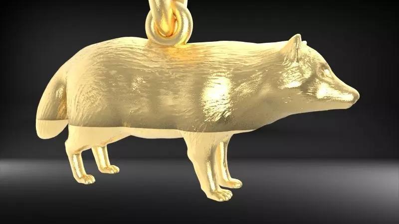 Raccoon Pendant Charm Necklace Bracelet Jewelry