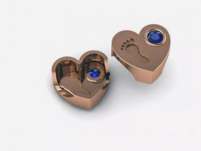 Heart Paw Charm Pendant Necklace