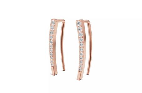 Diamond Climber Earrings 3D Model