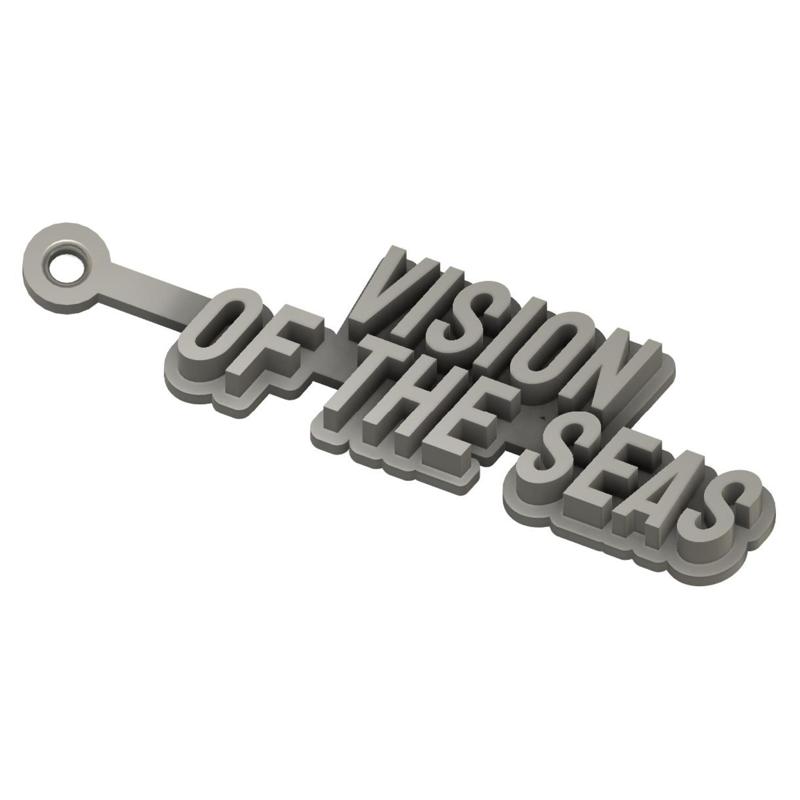 Royal Caribbean Vision of the Seas Keychain / Keyring