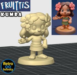 Kumba - The Fruittis 3D figure Retro Infinity style (60mm) | vinyl collectible