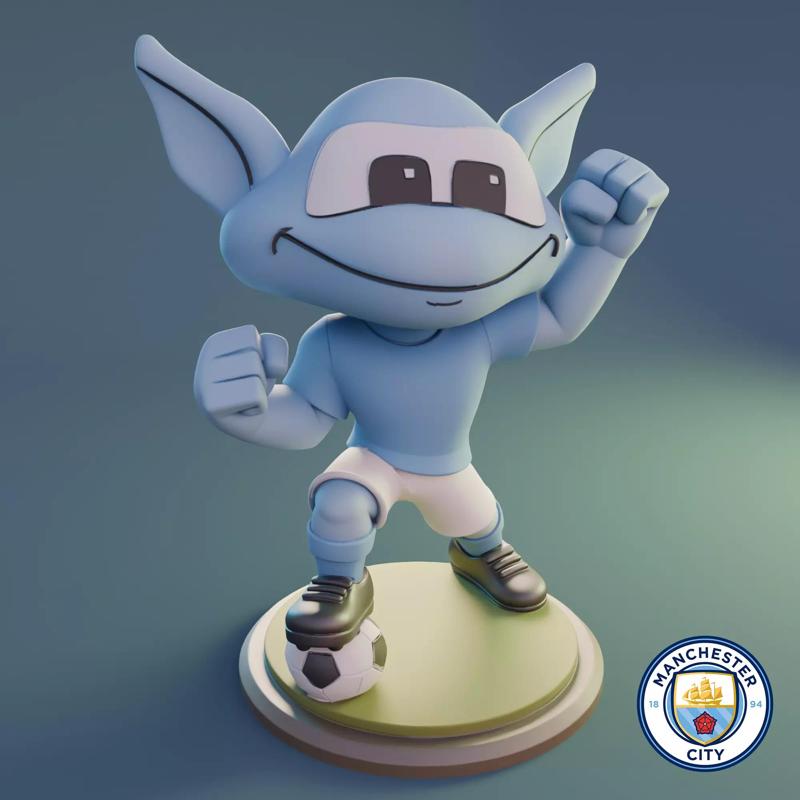 Manchester City Blue Alien