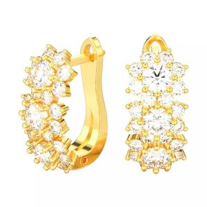 Decorative diamonds english lock earrings 3D print model