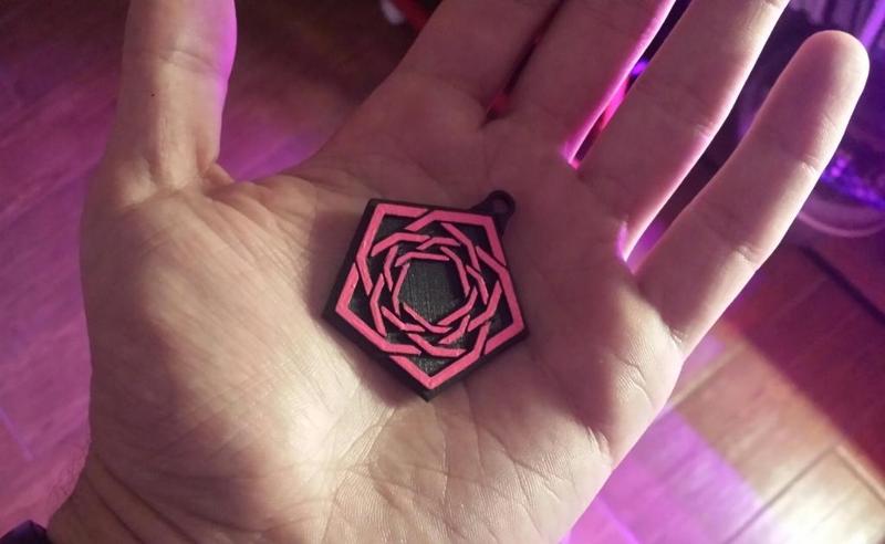 Carpenter Brut Keychain.