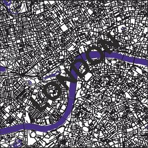 London citymap vector Laser engraving