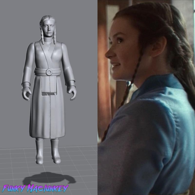 VINTAGE STAR WARS KENNER-STYLE LEIDA MOTHMA ACTION FIGURE