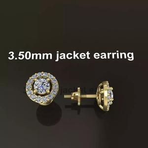 Earring Diamond Jacket Style2 3mm50