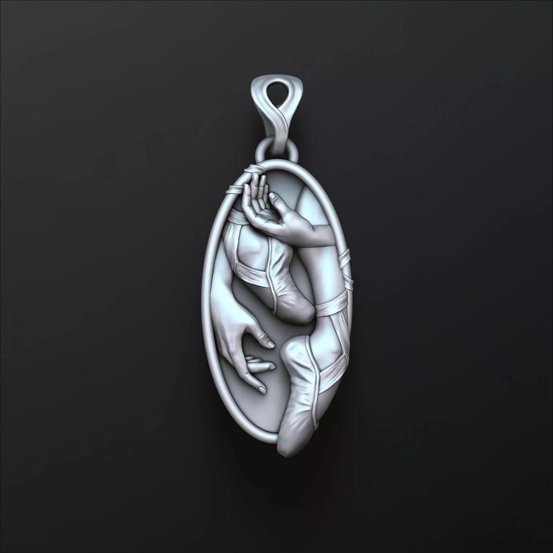 Ballet Dancer Pendant