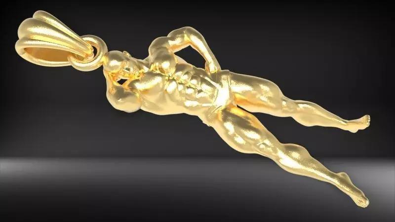 Bodybuilder pendant