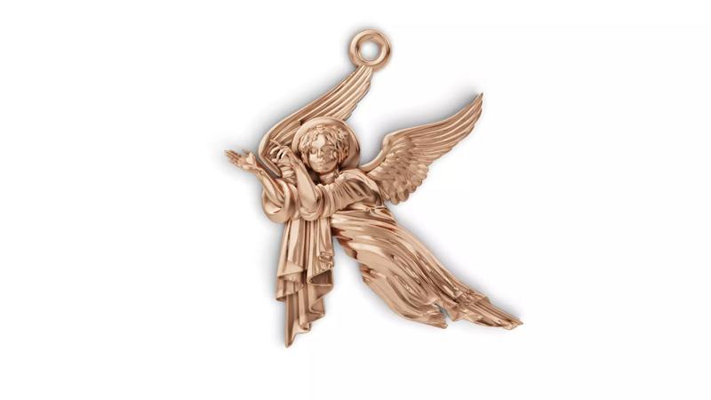 Baby angel pendant