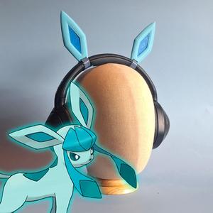 Glaceon ears for headset (pokémon)