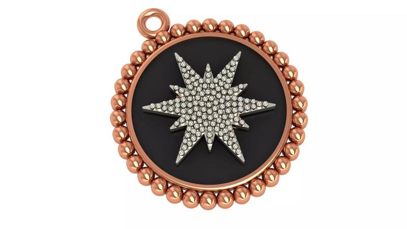 Diamond Star Pendant Necklace