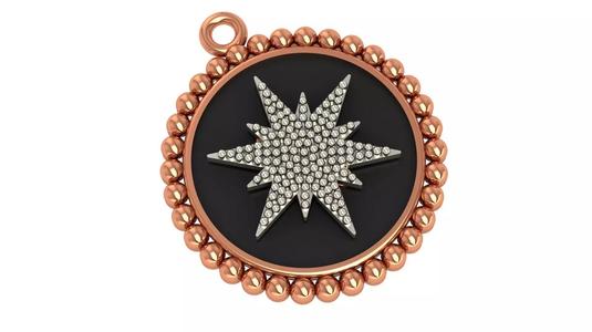 Diamond Star Pendant Necklace
