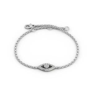 stl file evil eye bracelet with diamonds