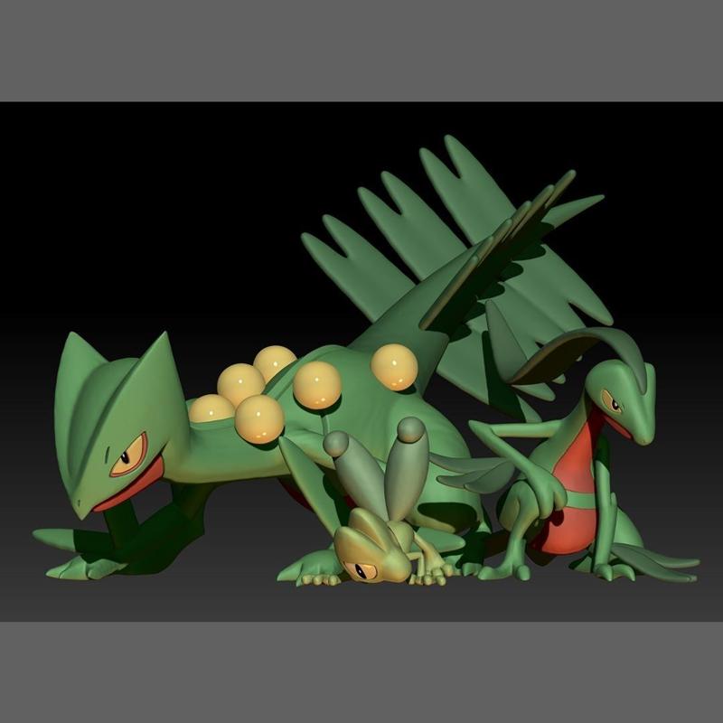 Pokemon Treecko Grovyle Sceptile