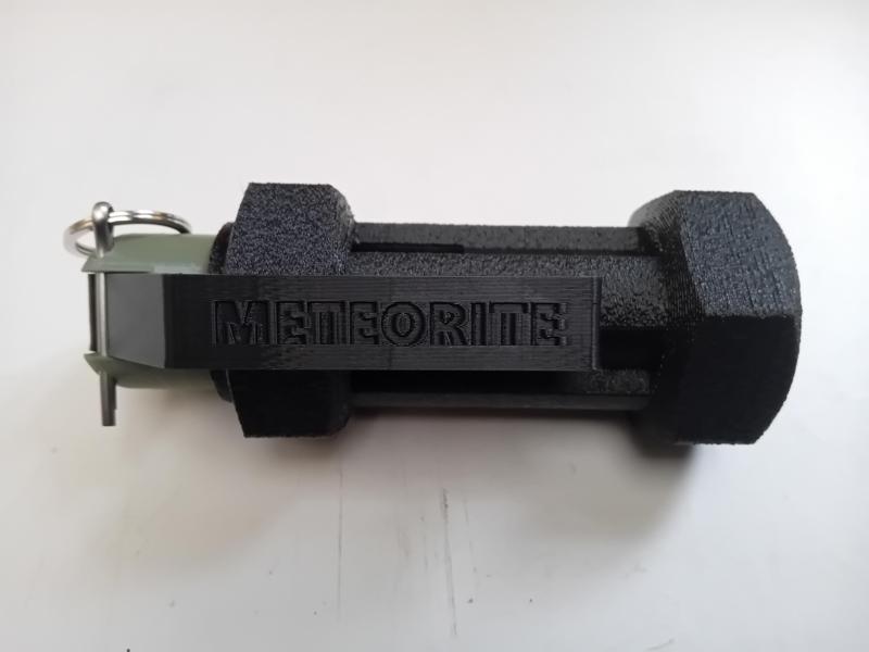 Airsoft Flashbang Grenade Impact Cap Conventional Fuze Gun Ring M84 Flashbang Sound Grenade "Meteorite" Reusable Grenade