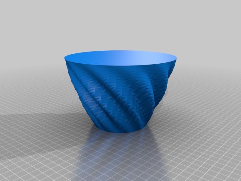 Nesting 11 lobed bowl