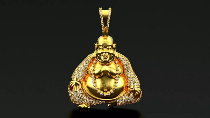 Laughing Buddha Pendant