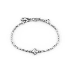 stl file sterling silver bracelet with diamonds