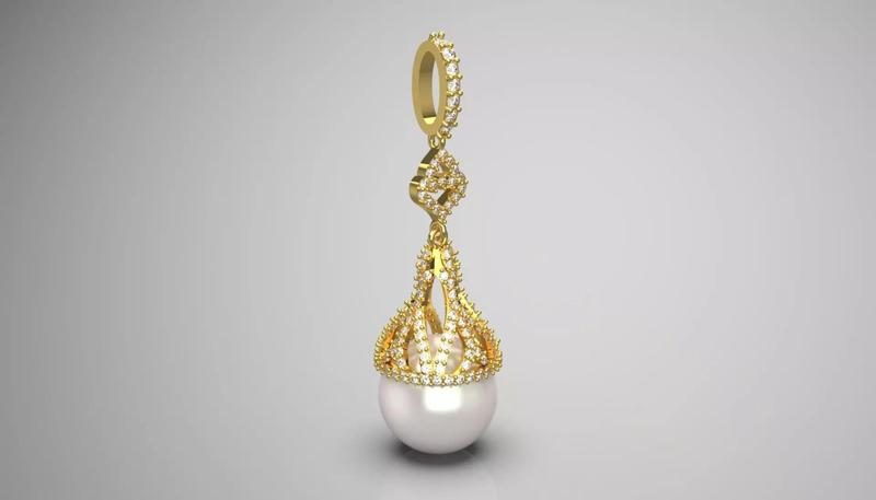 bride pearl jewelry pendant pp0041