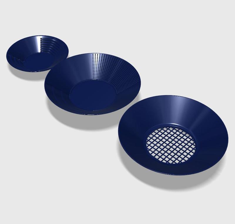 Gold pans / Gold washing pans