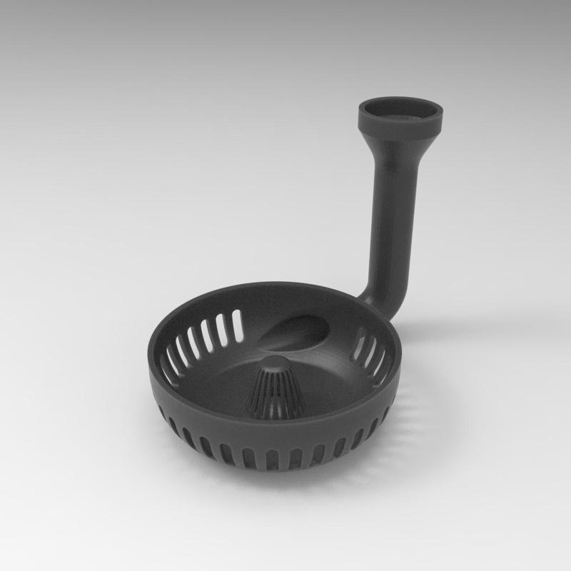 Centrifugal Tap-Powered Berry Washer – 3D Printable