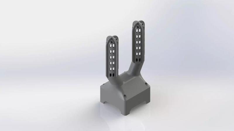 Boxing glove dryer uses one 120mm fan and support free