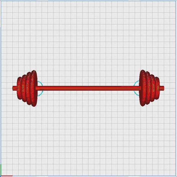 Barbell 4+3+2+1 kg
