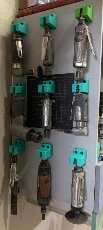 Pneumatic Tool Wall Holder (3D Print)