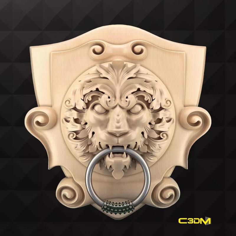 LionFace lion head door knocker