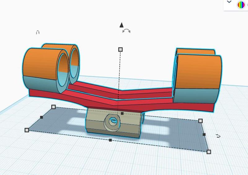 dual picatinny rail adapter for maxxeon pen light