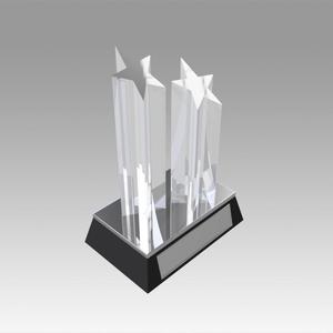 Award figurine Two Star silver