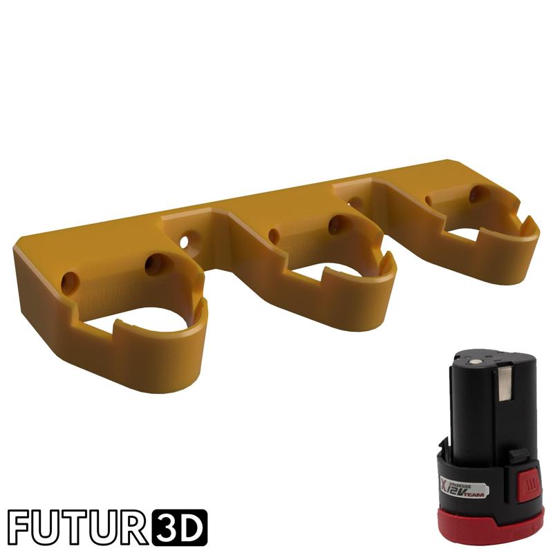 Parkside X12V Team Tripple battery holder without lock