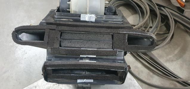 Upper flap of heater VAZ 2108-2115