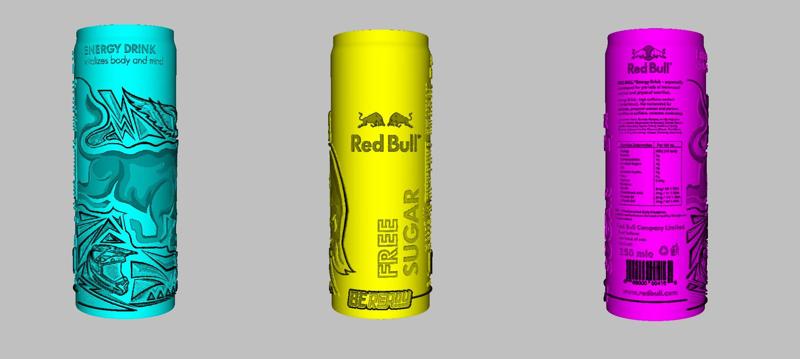 lithophanie lamp redbull beready free sugar