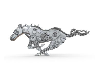 Ford mustang iron horse logo