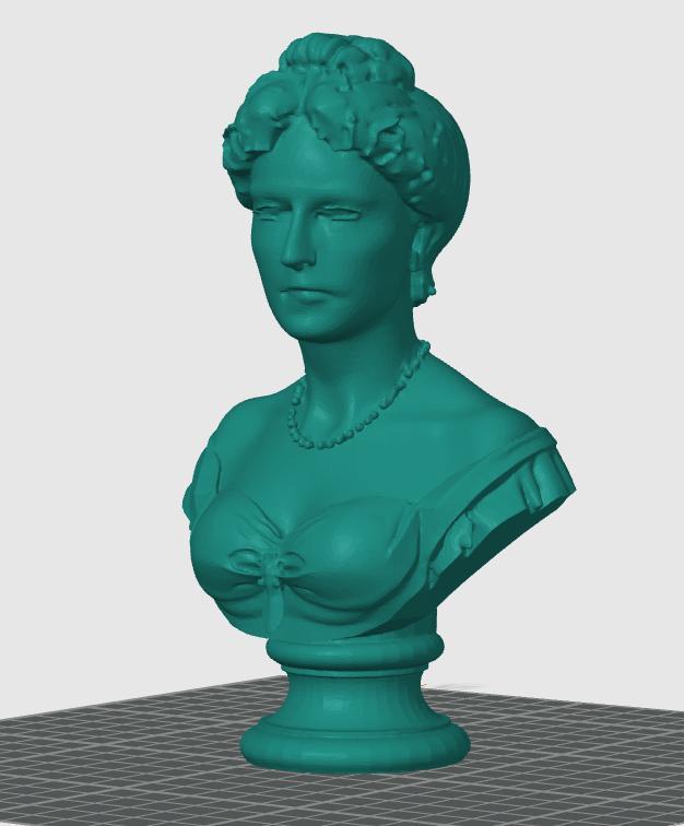 Bust of Daisy von pless hochberg