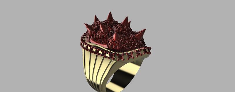 Diamond Bowser's Shell Ring / Diamond Bowser's Shell Ring