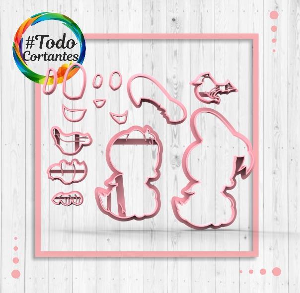 Baby Donald collage cutter