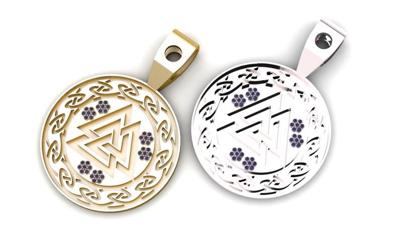 GOLDEN VALKUNAT PENDANT