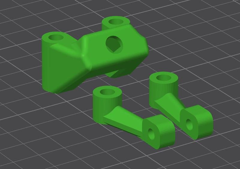 FPV XL10 V6 antena mount ELRS vtx AKK