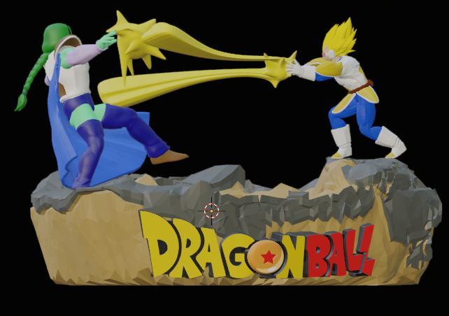 VEGETA VS ZARBON DIORAMA