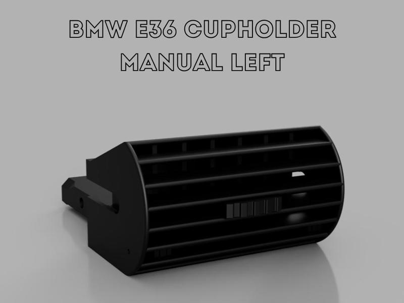 Cup Holder | BMW E36 Compact | Manual version | Center console - Left side
