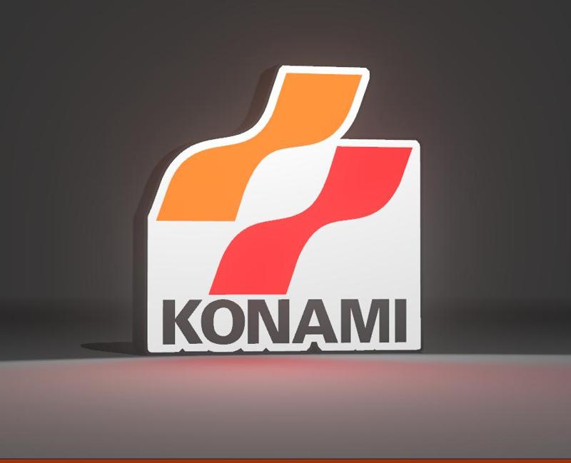 Lighbox Konami Logo - Lámpara