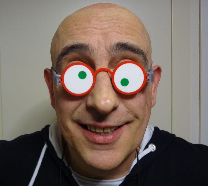 Italian flag glasses