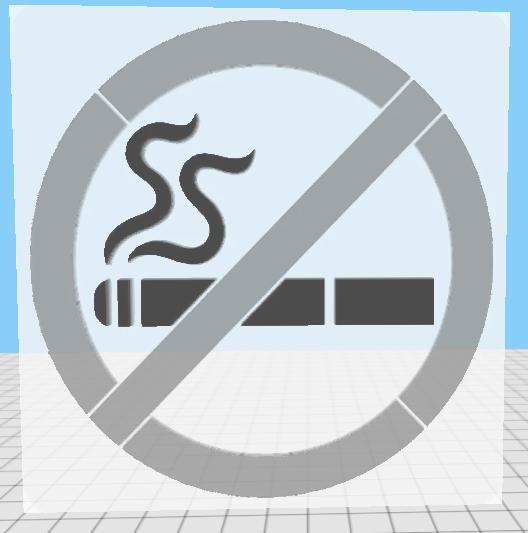 no smoking tile