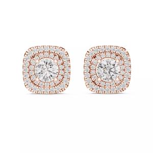 Halo Solitaire Studs Earrings 3dm stl renders animation videos