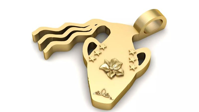 Goldasta Pendant 3D Printable Model